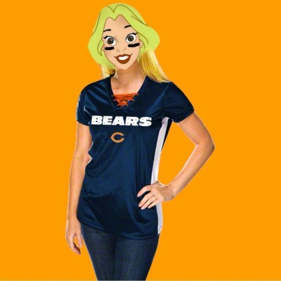 Nfl team apparel ! Chicago Bears for her! New - Picture 1 of 7